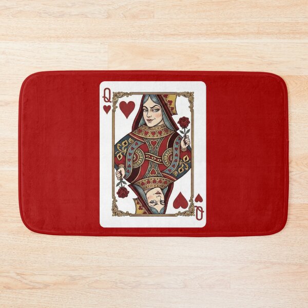 Item preview, Queen of Hearts Playing Card Illustration designed and sold by Terry Bain.