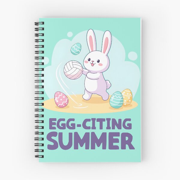 Item preview, Egg-citing Summer – Bunny Beach Volleyball Easter Illustration designed and sold by Sea Gem.