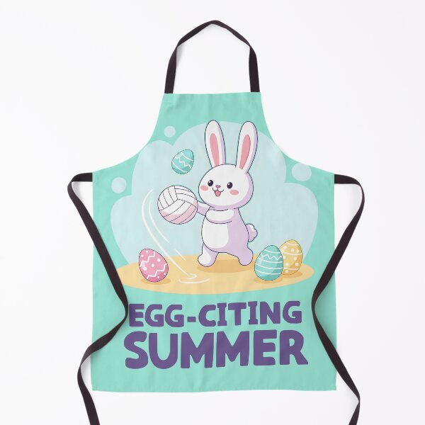 Item preview, Egg-citing Summer – Bunny Beach Volleyball Easter Illustration designed and sold by Sea Gem.