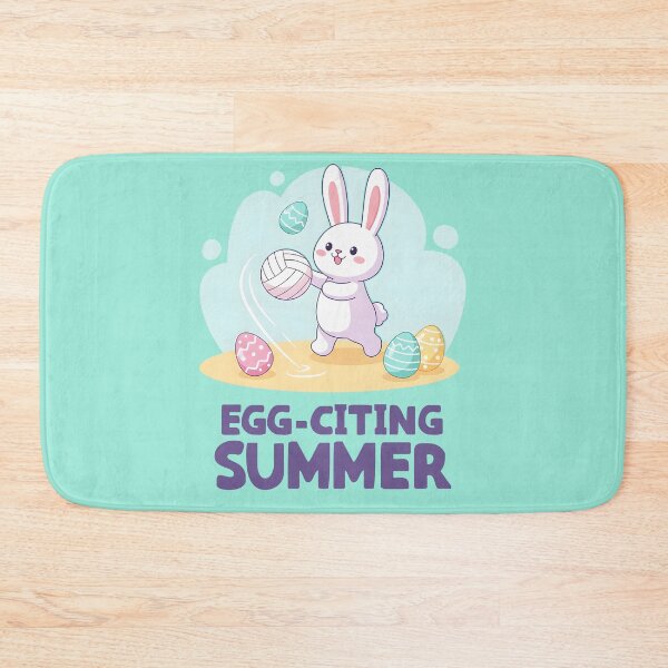 Item preview, Egg-citing Summer – Bunny Beach Volleyball Easter Illustration designed and sold by Sea Gem.