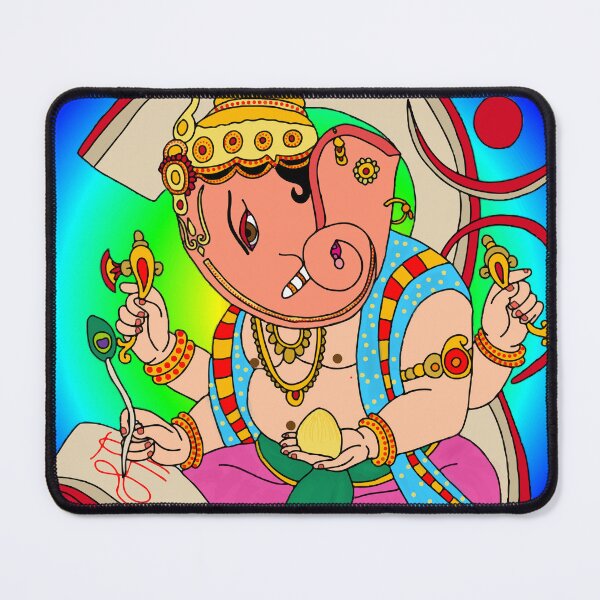 Item preview, Lord Ganesha Mythical Artwork – Spiritual Hindu God Illustration designed and sold by Harshit_Digital_Arts.