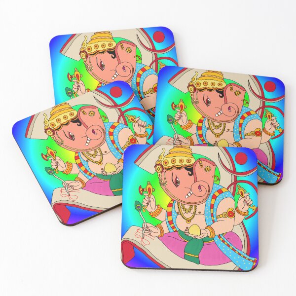 Item preview, Lord Ganesha Mythical Artwork – Spiritual Hindu God Illustration designed and sold by Harshit_Digital_Arts.