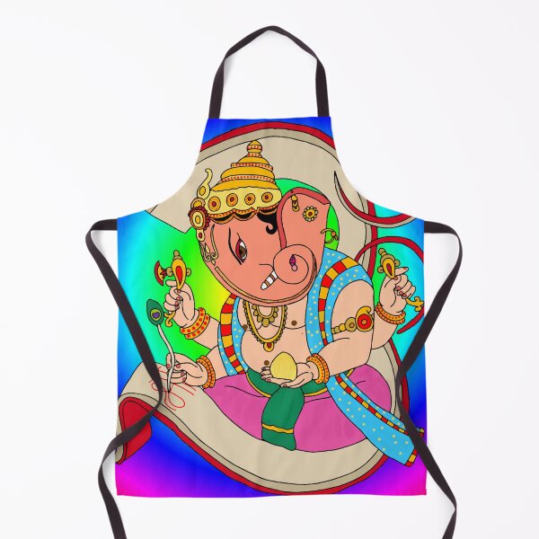Item preview, Lord Ganesha Mythical Artwork – Spiritual Hindu God Illustration designed and sold by Harshit_Digital_Arts.