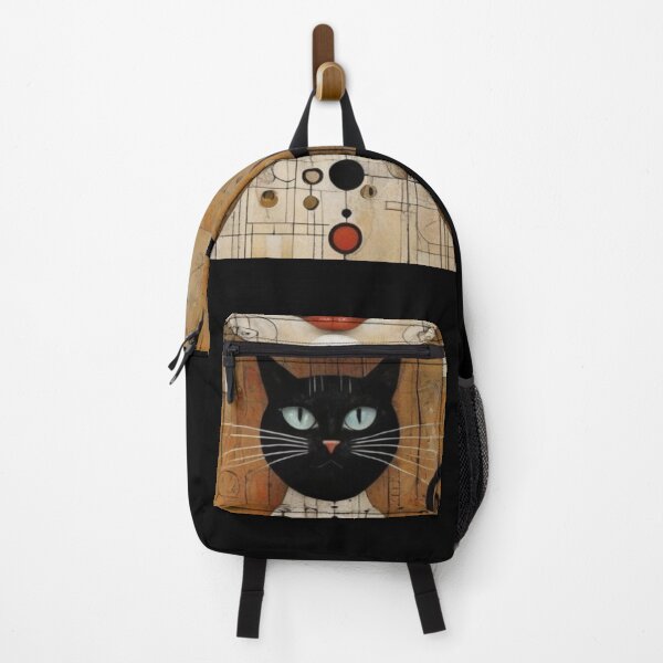 Item preview, Surreal Cat Art – Geometric Modern Style designed and sold by HoloInverse.
