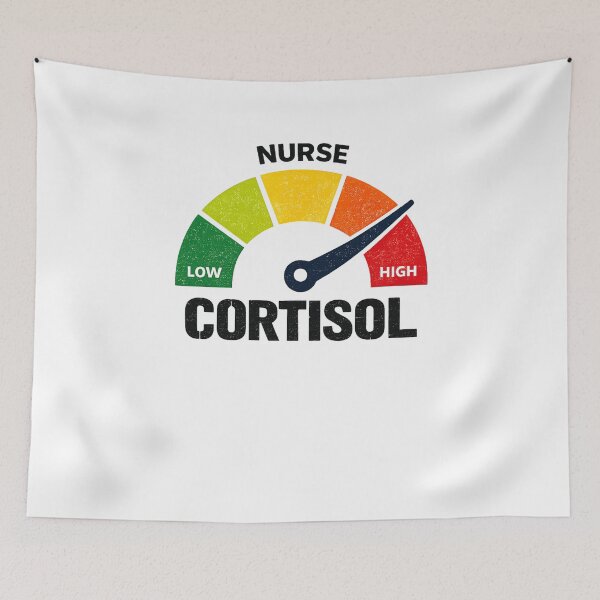 Item preview, Nurse Cortisol High Stress Nursing Life designed and sold by SofenArt.