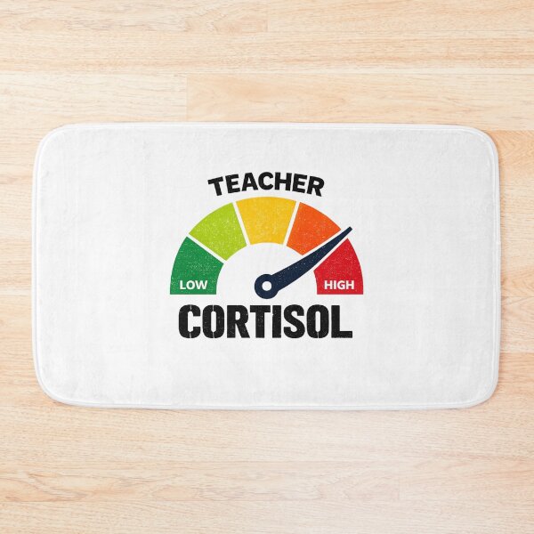 Item preview, Teacher Cortisol Low High Funny Educator Stress Humor Gift designed and sold by SofenArt.