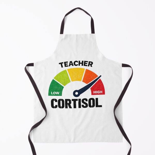 Item preview, Teacher Cortisol Low High Funny Educator Stress Humor Gift designed and sold by SofenArt.