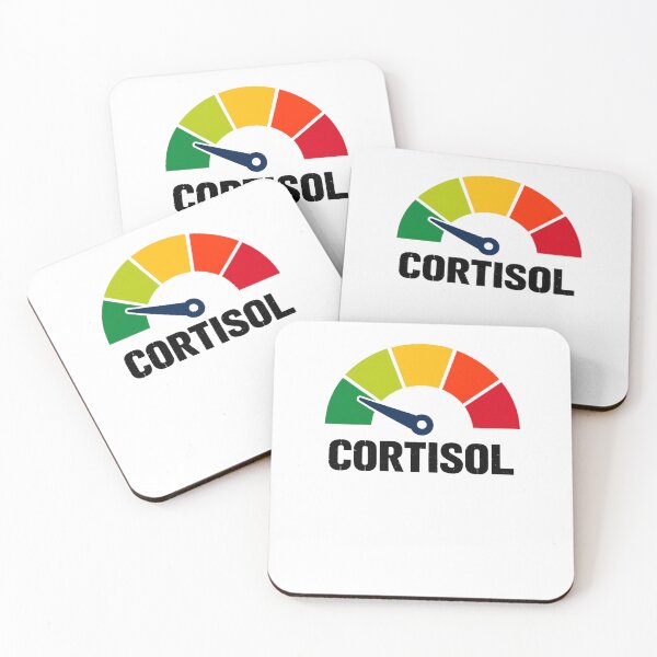Item preview, Cortisol Level Stress Meter Burnout Humor Overwhelmed Awareness designed and sold by SofenArt.