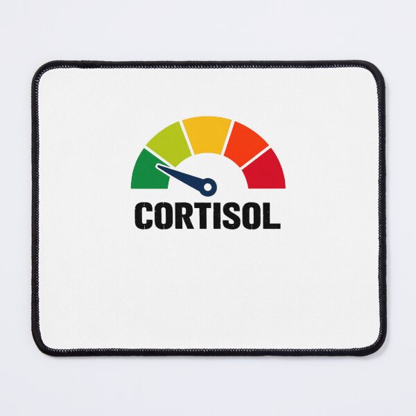 Item preview, Cortisol Level Stress Meter Burnout Humor Overwhelmed Awareness designed and sold by SofenArt.