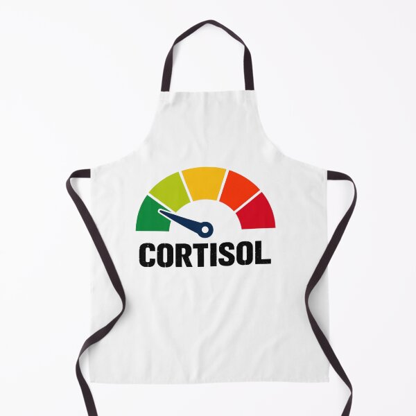 Item preview, Cortisol Level Stress Meter Burnout Humor Overwhelmed Awareness designed and sold by SofenArt.