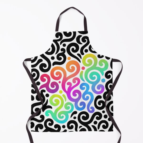 Item preview, Abstract Rainbow Fantasy Swirl Ornament designed and sold by Apinu Atelier.