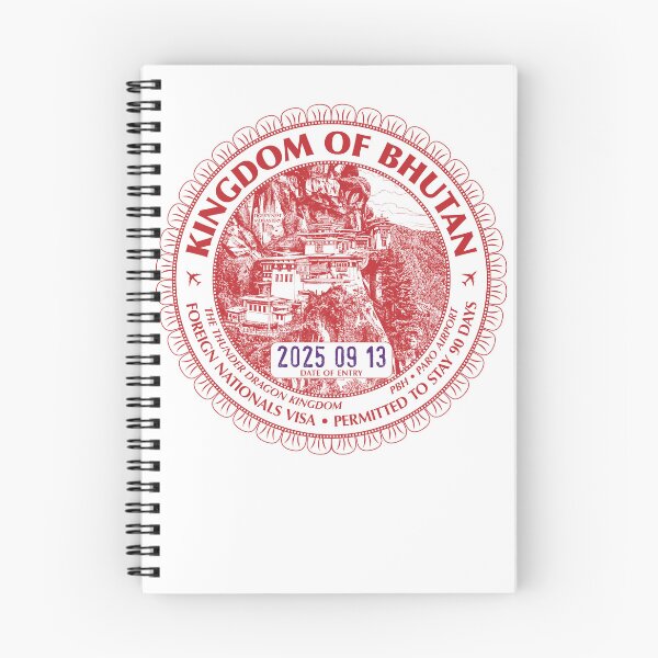 Item preview, Passport Stamp - Paro, Bhutan designed and sold by travelwitheric.