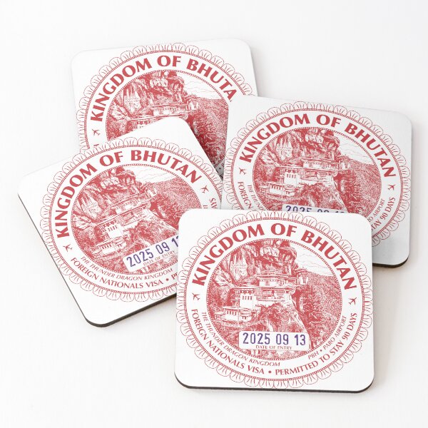 Item preview, Passport Stamp - Paro, Bhutan designed and sold by travelwitheric.