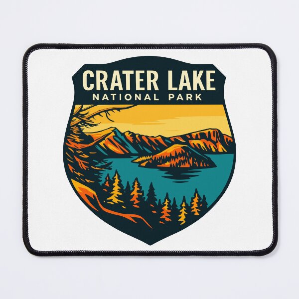 Item preview, Crater Lake National Park Oregon Retro Design designed and sold by Ismeal Von.