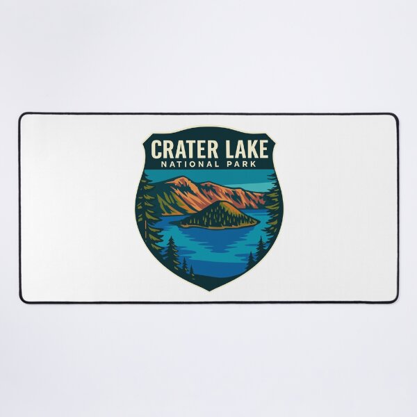 Item preview, Crater Lake National Park Oregon Retro Badge designed and sold by Ismeal Von.