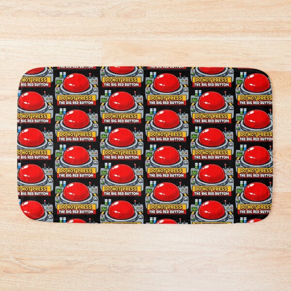 Item preview, Do Not Press The Big Red Button Funny Warning designed and sold by TeeTimeTreasure.