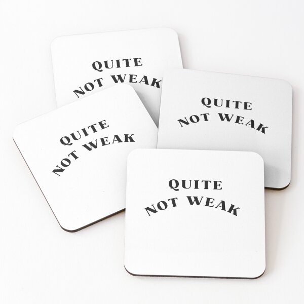 Item preview, QUIET, NOT WEAK designed and sold by Bongsheila.