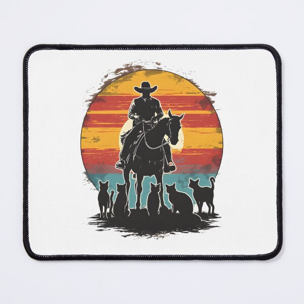 Item preview, Funny Western Cat Herder designed and sold by owi-art.