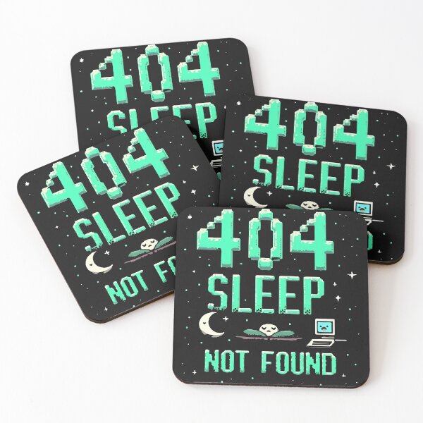 Item preview, Error 404 Sleep Not Found Funny Programmer Coding Design designed and sold by Zenith Design.