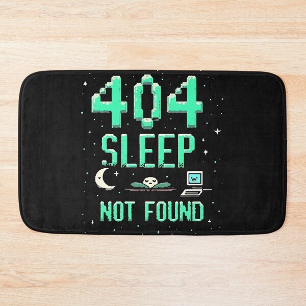 Item preview, Error 404 Sleep Not Found Funny Programmer Coding Design designed and sold by Zenith Design.