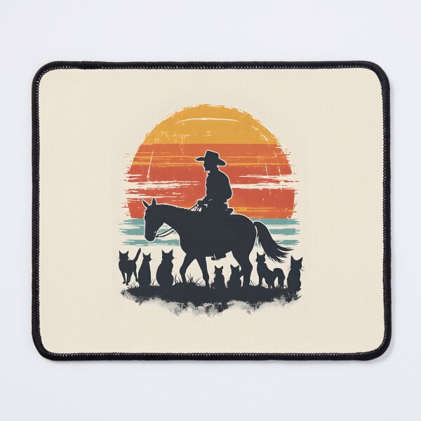 Item preview, Funny Western Cat Herder designed and sold by owi-art.
