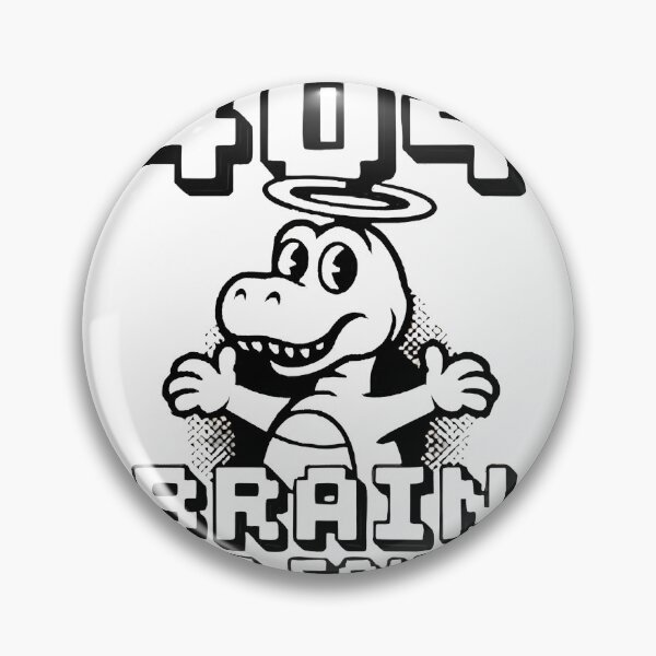 Item preview, Error 404 Brain Not Found Funny Programmer Coding Design designed and sold by Zenith Design.