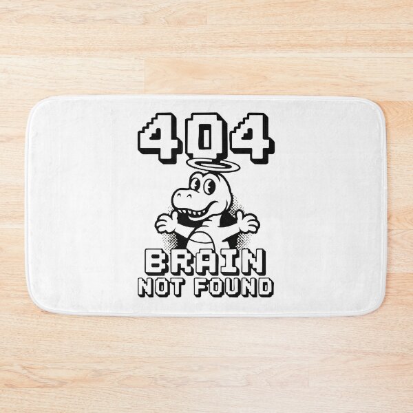 Item preview, Error 404 Brain Not Found Funny Programmer Coding Design designed and sold by Zenith Design.