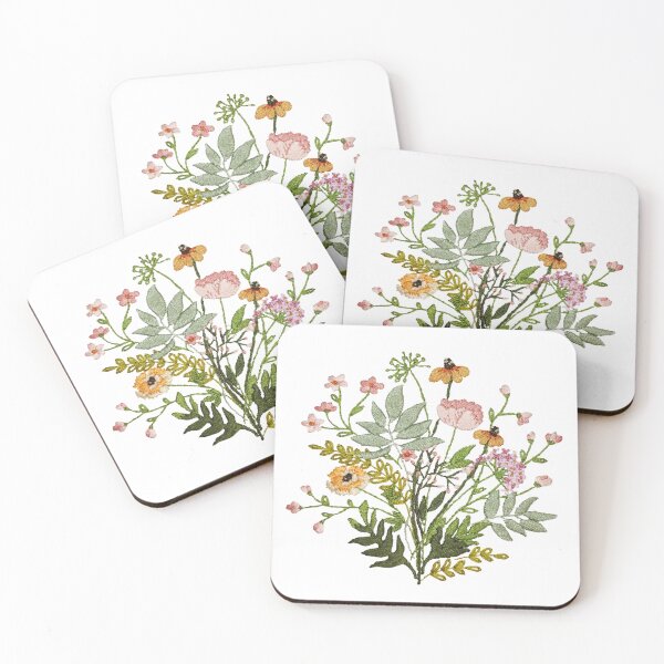 Item preview, Wildflower Hand Embroidery – Spring-Inspired Wall Art designed and sold by EGurrola.