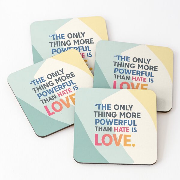 Item preview, the only thing more powerful than hate is love designed and sold by iwzzuel.