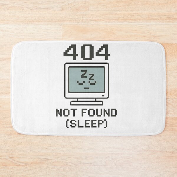 Item preview, Error 404 Sleep Not Found Funny Programmer Coding Design designed and sold by Zenith Design.