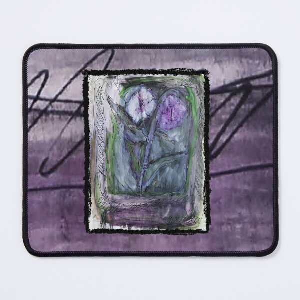 Item preview, Shadows of the Wild Violet Bloom Artwork by Katt Yanda designed and sold by Artist-Katt-Yanda.