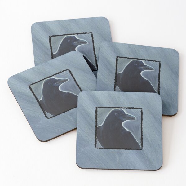 Item preview, Silent Magestic Crow Watcher Artwork by Katt Yanda designed and sold by Artist-Katt-Yanda.