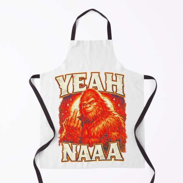 Item preview, Funny Bigfoot Design ,YEAH NAAA Sasquatch, Rebel Squatch Graphic, Aussie Humorr designed and sold by PaparazziAnunnaki.