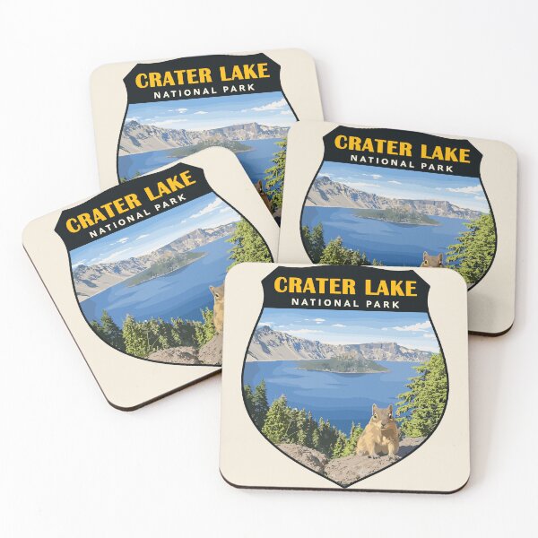 Item preview, Crater Lake National Park Oregon Retro Badge designed and sold by Gideon Emmerich.