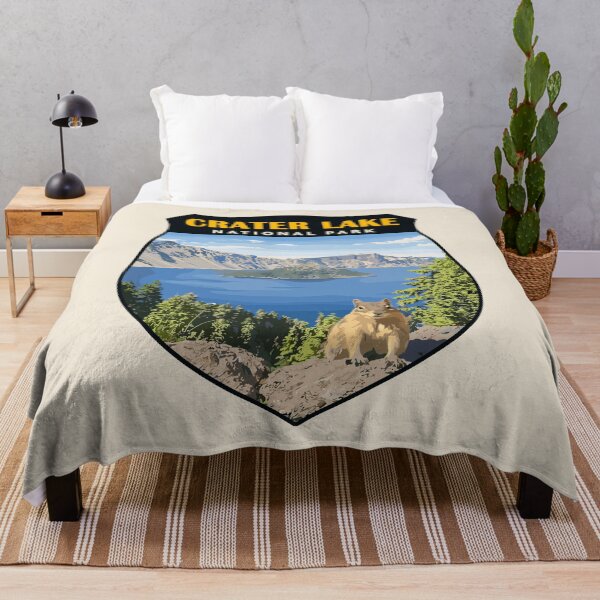 Item preview, Crater Lake National Park Oregon Retro Badge designed and sold by Gideon Emmerich.