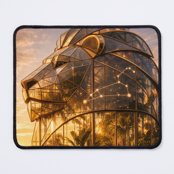 Item preview, Leo Constellation Astrology Greenhouse - Celestial Minimalist Wall Art designed and sold by LuxeBuzz.