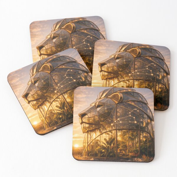 Item preview, Leo Constellation Astrology Greenhouse - Celestial Minimalist Wall Art designed and sold by LuxeBuzz.