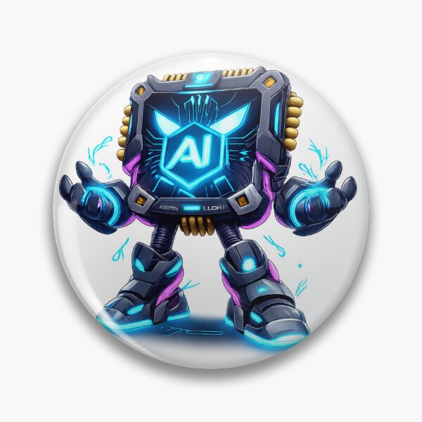 Item preview, Futuristic AI chip pet designed and sold by Guanelfi Studio.