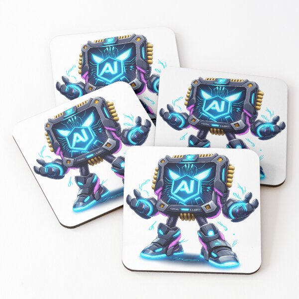 Item preview, Futuristic AI chip pet designed and sold by Guanelfi Studio.