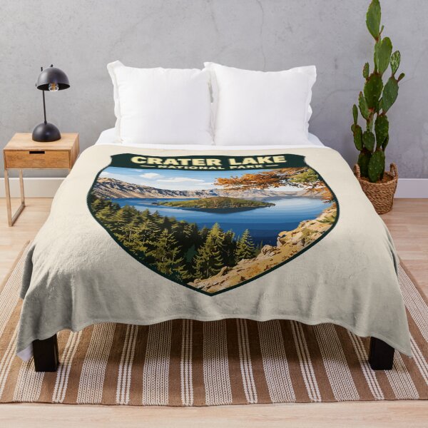 Item preview, Crater Lake National Park Oregon Retro Art designed and sold by Gideon Emmerich.