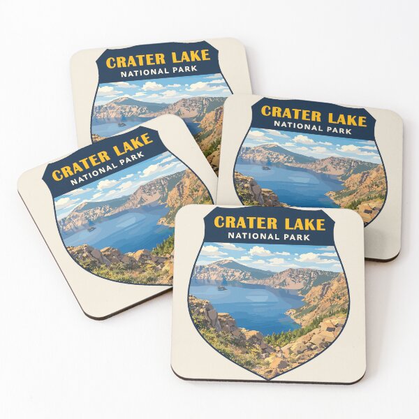 Item preview, Crater Lake National Park Oregon Retro Design designed and sold by Gideon Emmerich.
