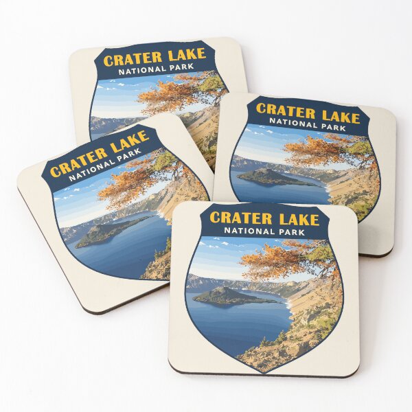 Item preview, Crater Lake National Park Oregon Retro Design designed and sold by Gideon Emmerich.