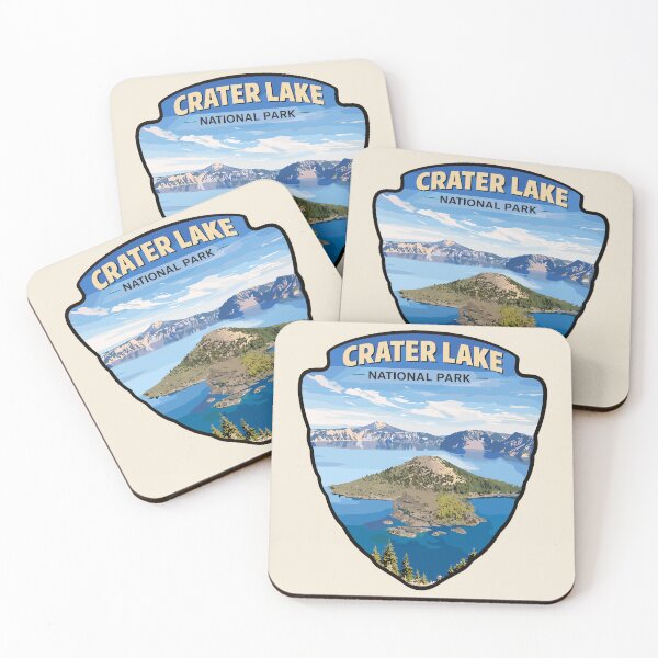Item preview, Crater Lake National Park Oregon Retro Badge designed and sold by Gideon Emmerich.
