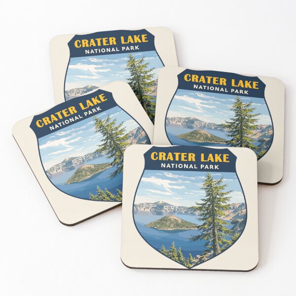 Item preview, Crater Lake National Park Oregon Retro Design designed and sold by Gideon Emmerich.