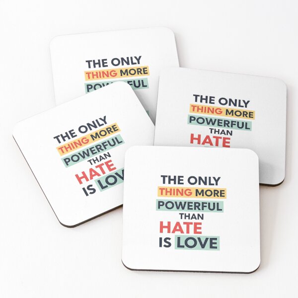 Item preview, The Only Thing More Powerful Than Hate is Love designed and sold by iwzzuel.