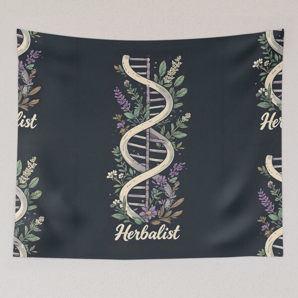 Item preview, Plant-Based Healing DNA Illustration designed and sold by owi-art.