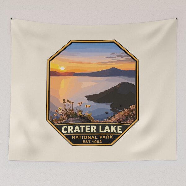 Item preview, Crater Lake National Park Orego Retro Design designed and sold by Gideon Emmerich.
