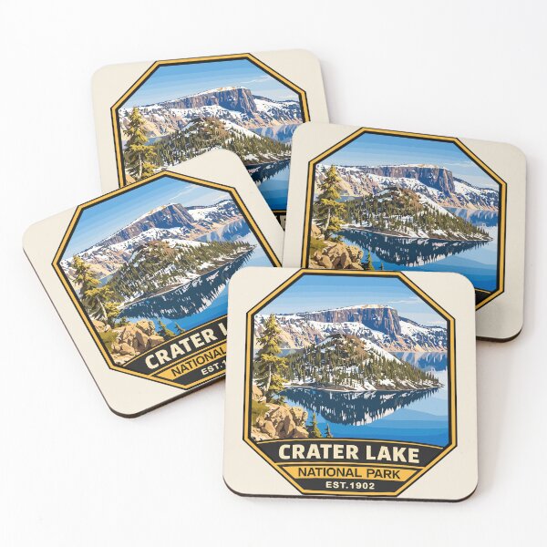 Item preview, Crater Lake National Park Orego Retro Design designed and sold by Gideon Emmerich.