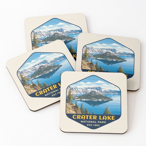 Item preview, Crater Lake National Park Orego Retro Design designed and sold by Gideon Emmerich.