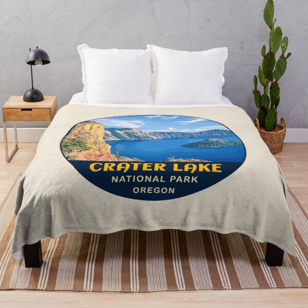 Item preview, Crater Lake National Park Orego Retro Badge designed and sold by Gideon Emmerich.
